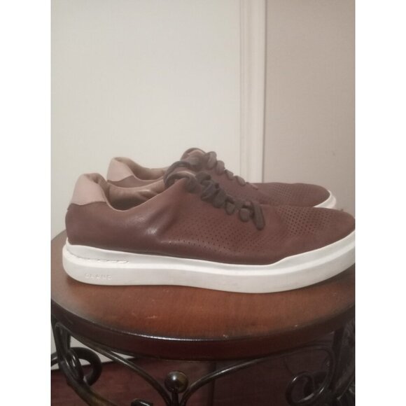 Cole Haan Men's GrandPrø Rally Laser Cut Sneaker British Tan Style C31218  8.5M - Picture 1 of 14
